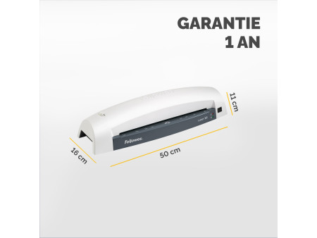 Fellowes Plastifieuse Lunar format A3, gris clair