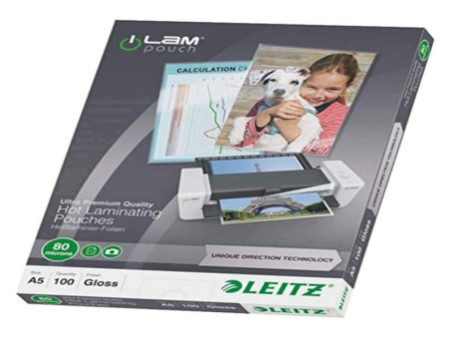 LEITZ Pochette de plastification iLAM, A5, brillant