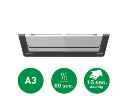LEITZ Plastifieuse iLAM Touch Turbo Pro A3, jusqu'à A3