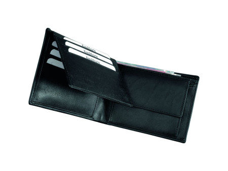 Alassio Portefeuille classique, cuir, noir