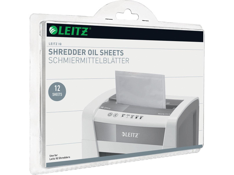 LEITZ Feuille lubrifiante pour destructeur de documents IQ