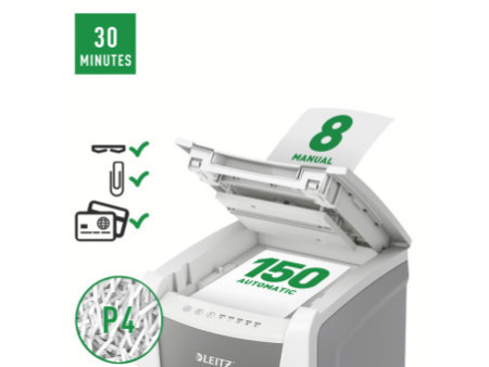 LEITZ Destructeur de documents IQ AutoFeed OfficePro 150 P4