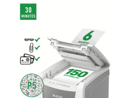 LEITZ Destructeur de documents IQ AutoFeed OfficePro 150 P5