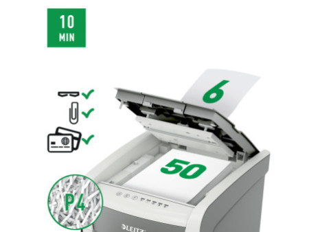 LEITZ Destructeur de documents IQ Autofeed Small Office 50