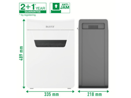 LEITZ Destructeur de documents IQ Protect Premium 10X, blanc