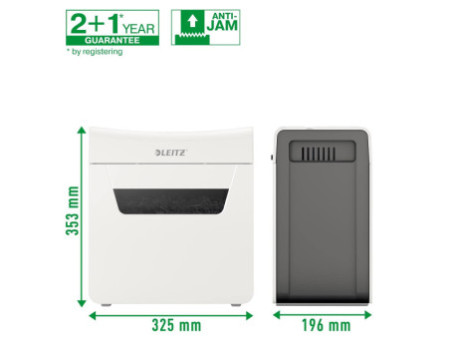 LEITZ Destructeur de documents IQ Protect Premium 3M, blanc