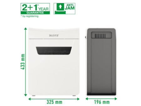 LEITZ Destructeur de documents IQ Protect Premium 4M, blanc