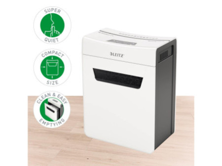 LEITZ Destructeur de documents IQ Protect Premium 4M, blanc