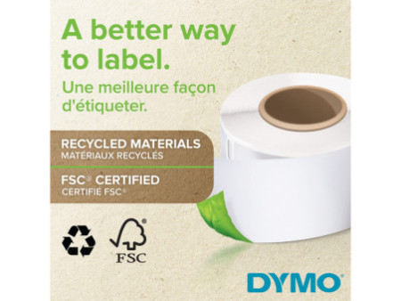 DYMO Etiquette de retour LabelWriter, 25 x 54 mm, blanc