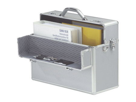 ALUMAXX Valise pour pilotes 'ALPHA', aluminium, argent