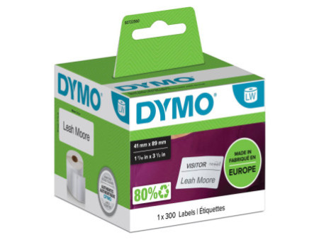 DYMO Petite étiquette pour badge nominatif, 89 x 41 mm