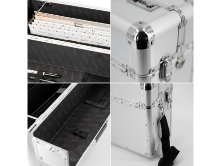 ALUMAXX Valise pour pilotes 'BETHA', aluminium, argent