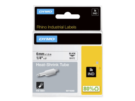 DYMO RHINO Etiquette industrielle thermorétractable
