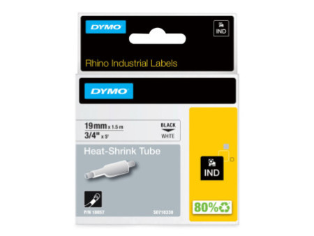 DYMO RHINO Etiquette industrielle thermorétractable