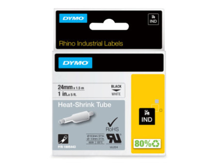 DYMO RHINO Etiquette industrielle thermorétractable