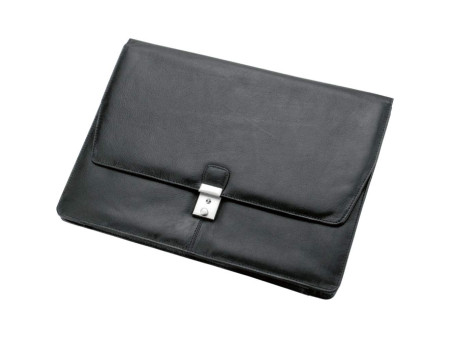 Alassio Porte-documents 'TISSANO', cuir nappa, noir