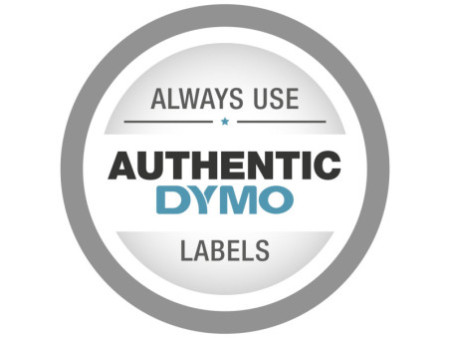 DYMO RHINO Etiquette industrielle en vinyle noir/blanc