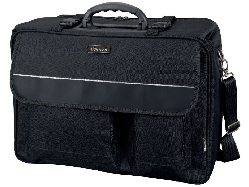 LIGHTPAK Valise de pilotes / Boardcase 'THE FLIGHT', noir