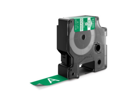 DYMO RHINO Etiquette industrielle en vinyle, blanc/vert