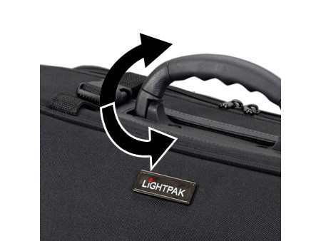 LIGHTPAK Valise de pilotes / Boardcase 'THE FLIGHT', noir