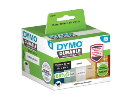 DYMO Etiquette pré-dimensionnée résistante, 25 x 89 mm