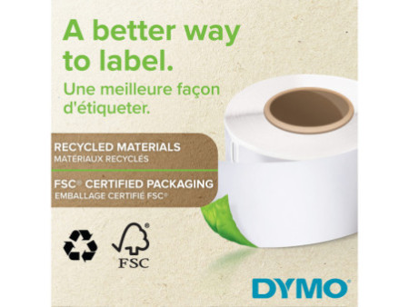 DYMO Etiquette pré-dimensionnée résistante, 25 x 25 mm