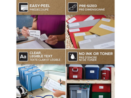 DYMO Etiquette pré-dimensionnée résistante, 25 x 25 mm