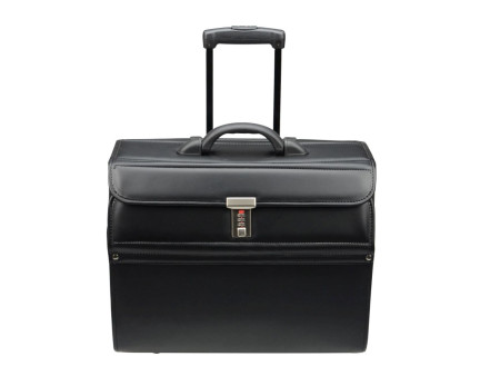 Alassio Valise pour pilotes 'MONDO', similicuir, noir