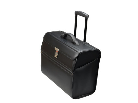 Alassio Valise pour pilotes 'MONDO', similicuir, noir