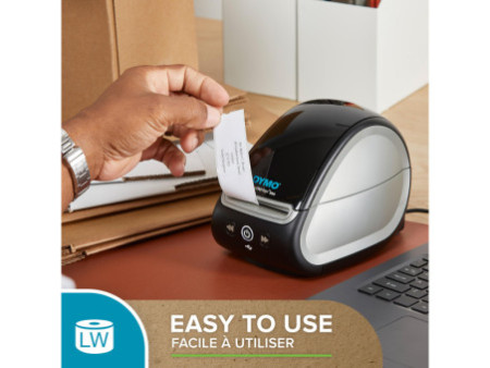 DYMO Etiquette d'adresse LabelWriter, 89 x 36 mm transparent
