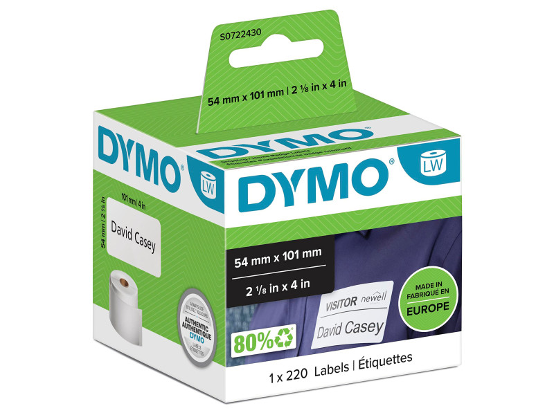 DYMO Grande étiquette d'expédition LabelWriter, 54 x 101 mm