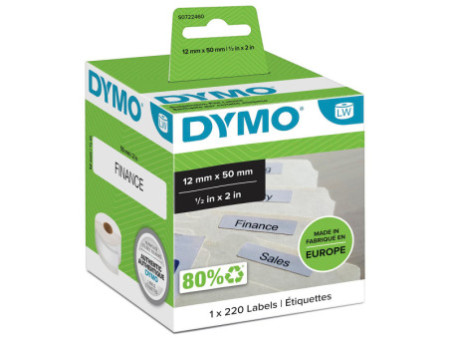 DYMO Etiquette de dossier suspendu LabelWriter, 50 x 12 mm,