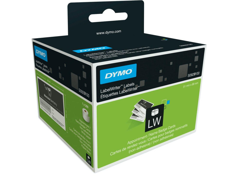 DYMO Etiquette blanche pour badge nominatif