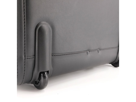 Alassio Valise pour pilotes 'SAN REMO', en similicuir, noir