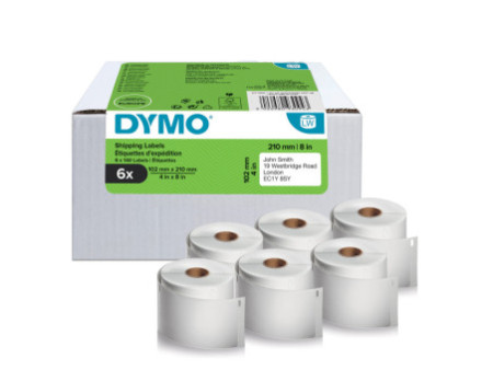 DYMO Etiquette d'expédition LabelWriter, 102 x 210 mm, blanc