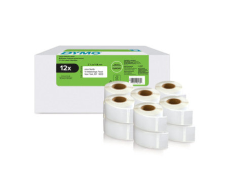 DYMO Etiquette de retour LabelWriter, 25 x 54 mm, blanc
