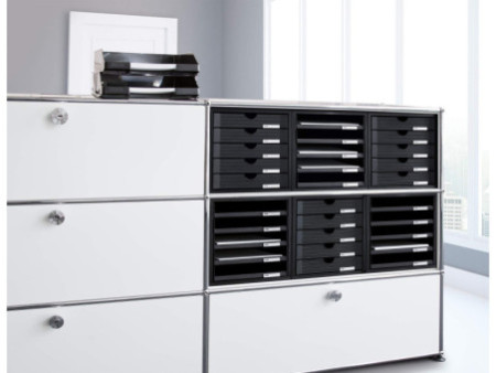 HAN Module de classement SYSTEMBOX, 5 tiroirs, noir