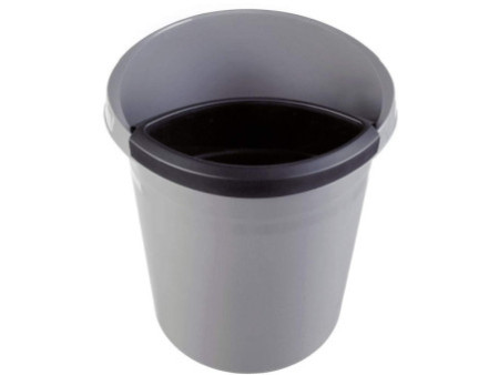 HAN Insert corbeille à papier PP, 1 L, sans couvercle, gris