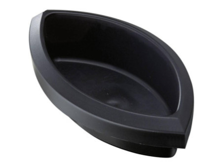 HAN Insert corbeille à papier PP, 1 L, sans couvercle, noir