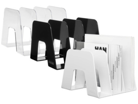 HAN Porte-revues SORTER, A4, 3 compartiments, blanc