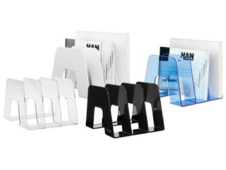 HAN Porte-revues SORTER, A4, 3 compartiments, blanc