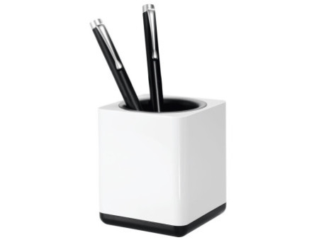 HAN Pot à crayons i-Line, plastique, blanc/noir