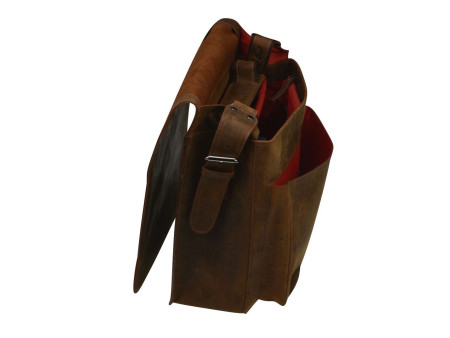PRIDE&SOUL Sac à bandoulière 'BEN', cuir, marron
