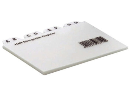 HAN Index alphabétique A-Z, PP, A4 paysage, 25 onglets, gris