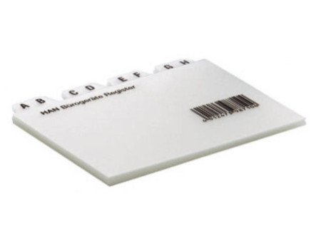 HAN Index alphabétique A-Z, PP, A5 paysage, 25 onglets, gris