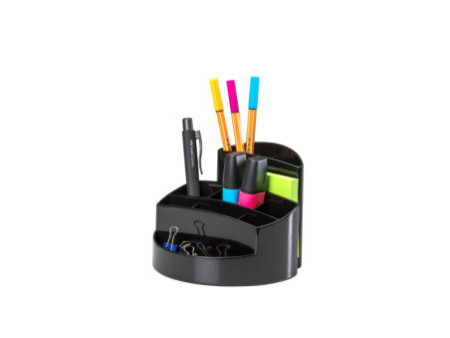 HAN Multipot à crayons RONDO, polystyrène, noir