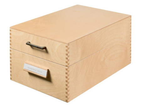 HAN Boîte à fiches en bois pour 1.500 fiches, A5 paysage