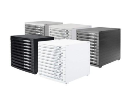 HAN Module de classement CONTUR, 10 tiroirs, gris clair