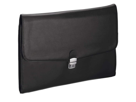 Alassio Porte-documents 'UDINE', cuir, noir
