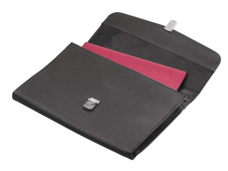 Alassio Porte-documents 'UDINE', cuir, noir